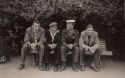 Georg Karel van den Heuvel met een aantal vrienden vlnr Georg, Jan Bazuine, Aad Romijn en Andre Elderkamp. Georg Karel van den Heuvel met een aantal vrienden vlnr Georg, Jan Bazuine, Aad Romijn en Andre Elderkamp.